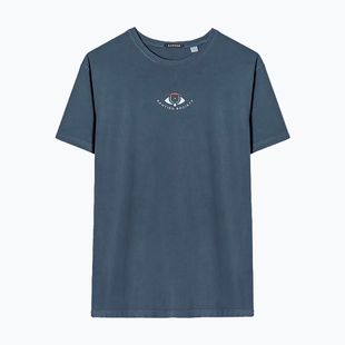 Tricou pentru bărbați Kaotiko Washed Free Your Mind navy