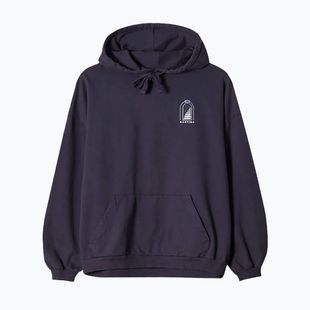 Bluză pentru bărbați Kaotiko Washed Trust Your Intuition dark lilac