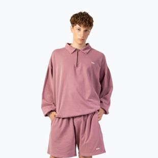 Bluză pentru bărbați Kaotiko Washed Vancouver Society burgundy