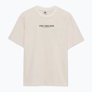 Tricou pentru bărbați Kaotiko M / C Free Your Mind Organic Cotton ivory