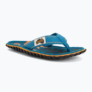 Șlapi Gumbies Islander blue palmetto