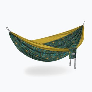 ENO DoubleNest Print mantra / aur hamac de drumeție ENO DoubleNest Print mantra / aur