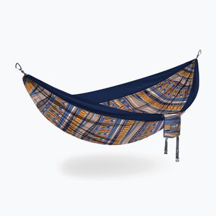 Hamac de drumeție ENO DoubleNest Print tundra/navy