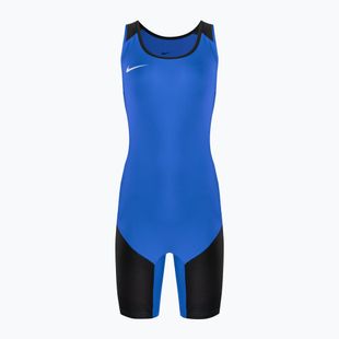 Tricou de lupte pentru femei Nike Weightlifting Singlet royal/black