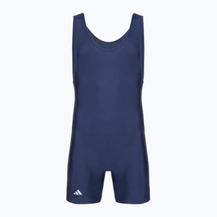 Combinezon pentru bărbați adidas 3 Stripe Singlet navy/white