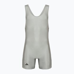 Combinezon pentru bărbați adidas 3 Stripe Singlet grey/black