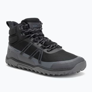 Pantofi barefoot bărbați Xero Shoes Scrambler Trail Mid WP negru/asfalt