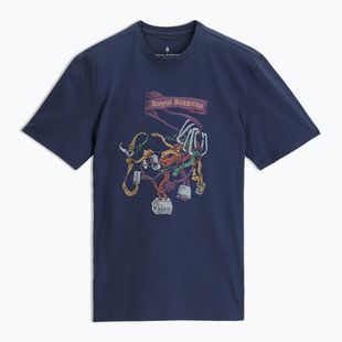 Tricou pentru bărbați Royal Robbins RR Graphic navy chock pt