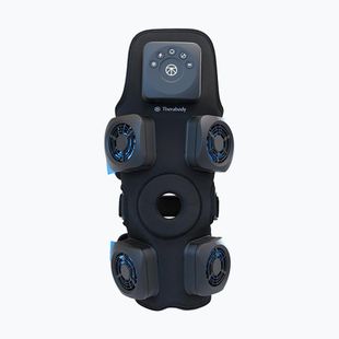 Aparat de masaj Therabody RecoveryTherm Hot&Cold Vibration Knee black blue