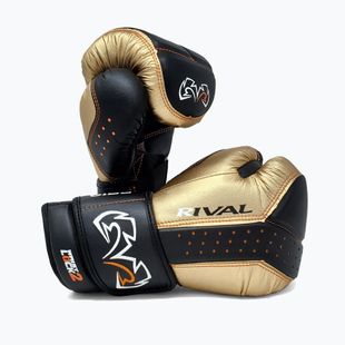 Mănuși de box Rival RB10 Intelli-Shock Bag black/gold