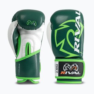 Mănuși de box Rival RB7 Fitness Plus Bag green/white