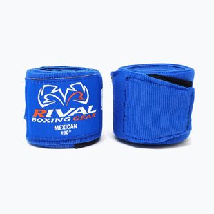 Bandaje de box Rival Mexican Handwraps 180 cm blue