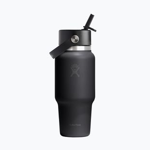 Sticlă termică Hydro Flask Wide Flex Straw Travel 621 ml black