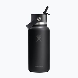 Sticlă termică Hydro Flask Wide Flex Straw 946 ml black