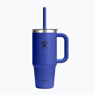 Cană Hydro Flask Travel Tumbler Clear Lid 710 ml capri blue