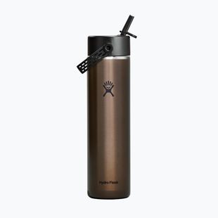 Sticlă termică Hydro Flask Lightweight Wide Flex Straw 710 ml obsidian