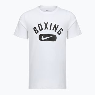 Tricou de antrenament pentru bărbați Nike Boxing Disc DFC white/black