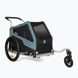 Burley Bark Ranger remorcă pentru biciclete pentru câini negru și albastru 947106