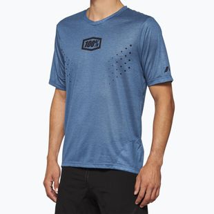 Tricou de ciclism pentru bărbați 100% Airmatic Mesh slate blue