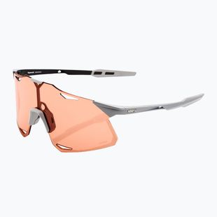 Ochelari de soare 100% Hypercraft matte stone grey/hiper coral