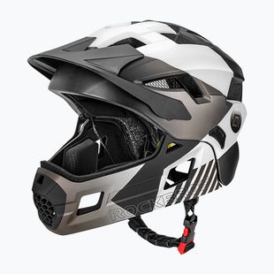 Cască de ciclism pentru copii Rockbros 10110061005 Kids Helmet ti-white/black