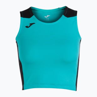 Tricou de alergare pentru femei  Joma Record II Top turquoise/black