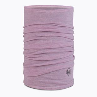 Eșarfă multifuncțională BUFF Midweight Merino Wool melange lilac sand