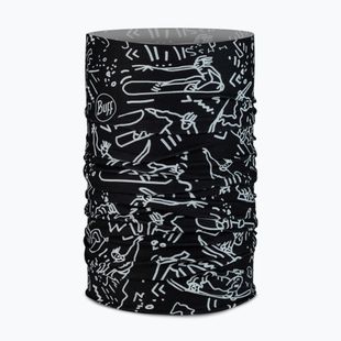 Eșarfă multifuncțională pentru copii BUFF Original Ecostretch tivat black