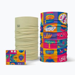 Eșarfe multifuncționale BUFF Coolnet UV Twin Pack Pride multicolor