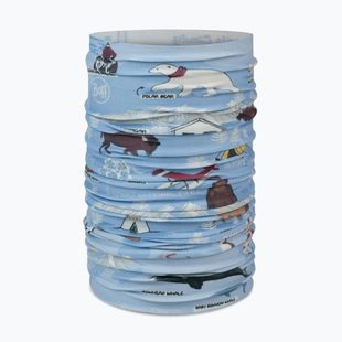 Eșarfă multifuncțională pentru copii BUFF Original Ecostretch imus washed blue