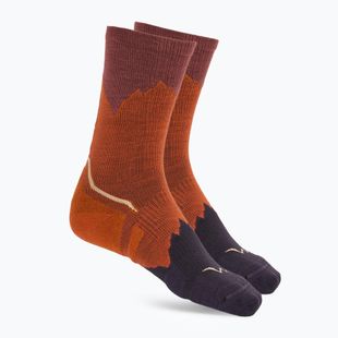 Șosete BUFF Merino Lightweight Crew LWC3 culoare ghimbir