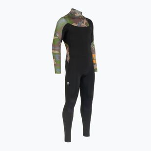 Spumă de înot pentru bărbați Hurley Plus Printed 3/2 mm Fullsuit medium brown
