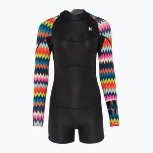 Spumă de înot pentru femei Hurley Advant 2 mm Shorty Springsuit chevron