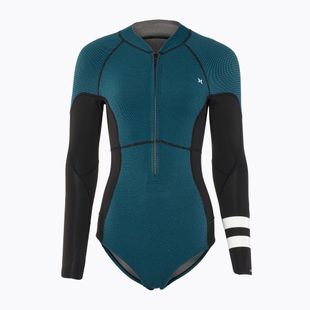 Spumă de înot pentru femei Hurley Advant Texture 2/2 mm Springsuit black/skyblue