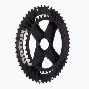Pinion Rotor Q Rings Dm Oval Chainring 50/34T czarny