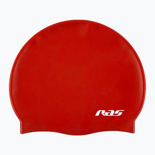 Cască de înot RAS Silicone red