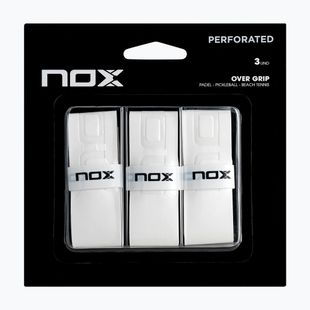 Învelișuri pentru padel NOX Pro Overgrip 3 pcs. white