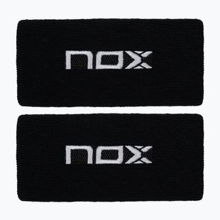Benzi de încheietură NOX Wristband with Logo 2 szt. black/white