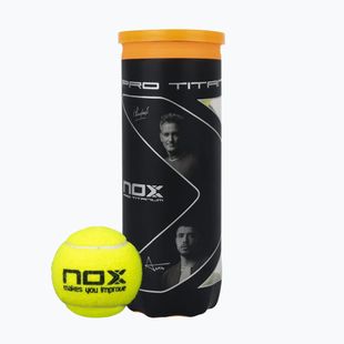 Mingi de padel NOX Pro Titanium 3 pcs yellow
