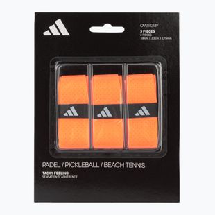 Înveliș pentru rachetă de padel adidas Padel Overgrip Set 3 buc. orange
