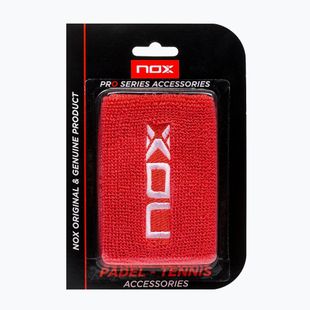 Benzi de încheietură NOX Wristband with Logo 2 szt. white/blue