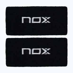 Benzi de încheietură NOX Wristband with Logo 2 szt. black/white