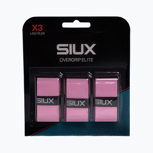 Învelișuri pentru padel Siux Elite Overgrip 3 pack pink