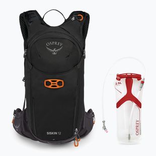 Rucsac de ciclism pentru bărbați Osprey Siskin 12 l z bukłakiem 2,5 l black