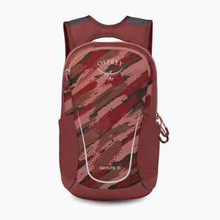 Rucsac de oraș pentru copii Osprey Daylite Jr 9 l brush strokes print/red canyon
