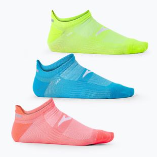 Șosete Joma Running Night 3 pary fulor coral/fluor yellow