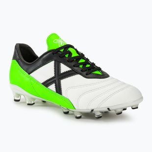 MUNICH Mundial 2.0 FG blanco/verde ghete de fotbal