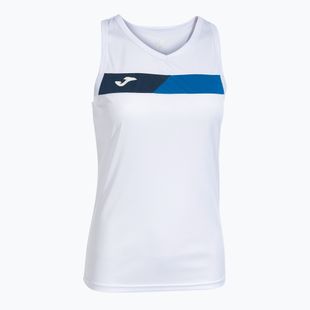 Tank top de tenis pentru femei Joma Court Sleeveless white/royal