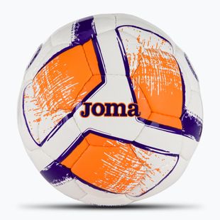 Minge de fotbal Joma Dali II white/fluor orange/purple mărime 3