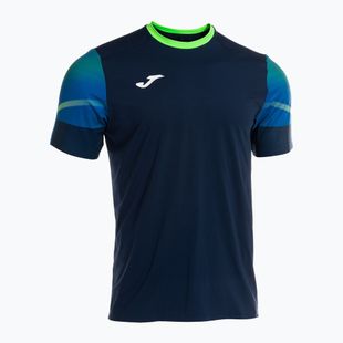 Tricou de alergare pentru bărbați Joma Elite XI navy/fluor green